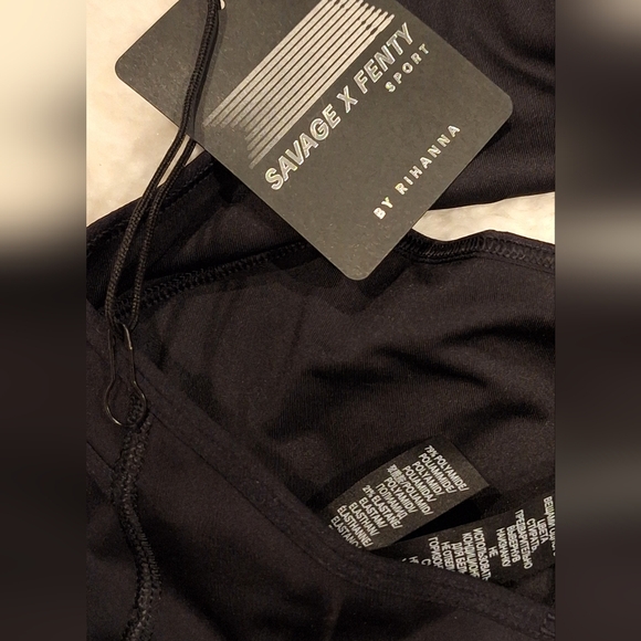 NWT-Savage X Fenty Black Sports Bra - Picture 8 of 14
